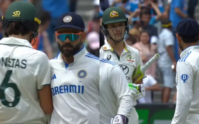 WATCH: Virat Kohli, Sam Konstas engage in war of words after shoulder bump at MCG