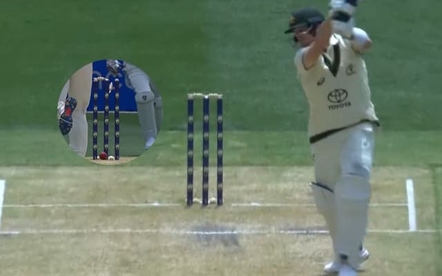 WATCH: Unlucky Steve Smith falls to bizarre dismissal at MCG