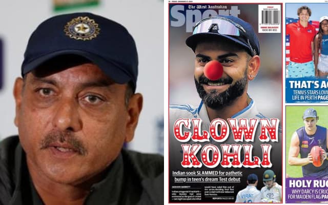 AUS vs IND 2024: Ravi Shastri reacts to Australian media calling Virat Kohli 'clown' after Konstas altercation