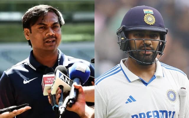 MSK Prasad and Rohit Sharma