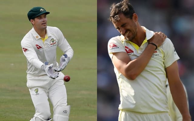 AUS vs IND 2024-25: Alex Carey confident of Mitchell Starc's participation in SCG Test despite back issue. (Source: Ryan Pierse/Getty Images and Alex Davidson/Getty Images)