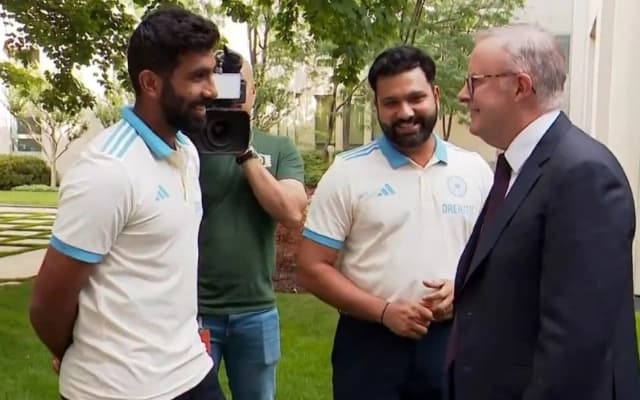 Anthony Albanese and Jasprit Bumrah