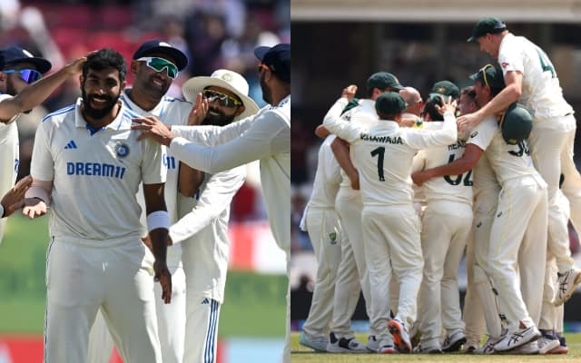 Team India and Team Australia