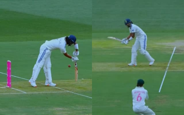 WATCH: Back as opener, KL Rahul falls cheaply as Mitchell Starc draws first blood