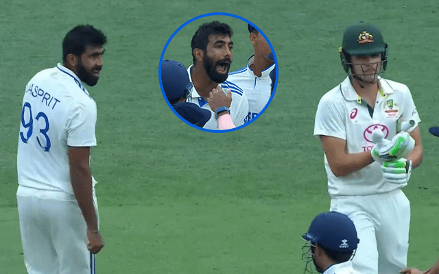 Watch: Bumrah engages in heated argument with Konstas in final over