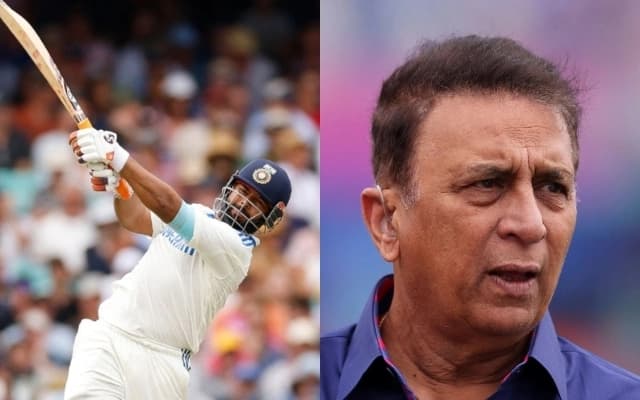 Rishabh Pant and Sunil Gavaskar.