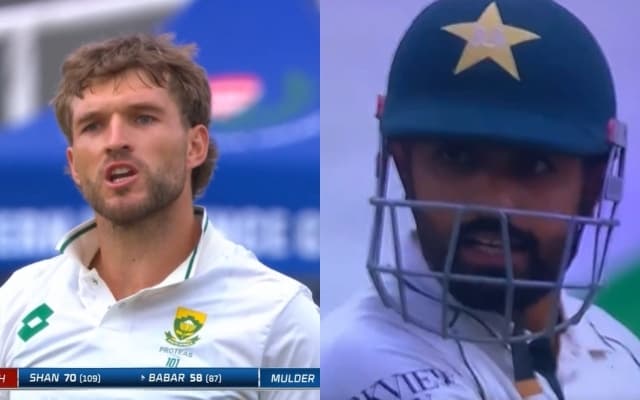 Wiaan Mulder and Babar Azam.