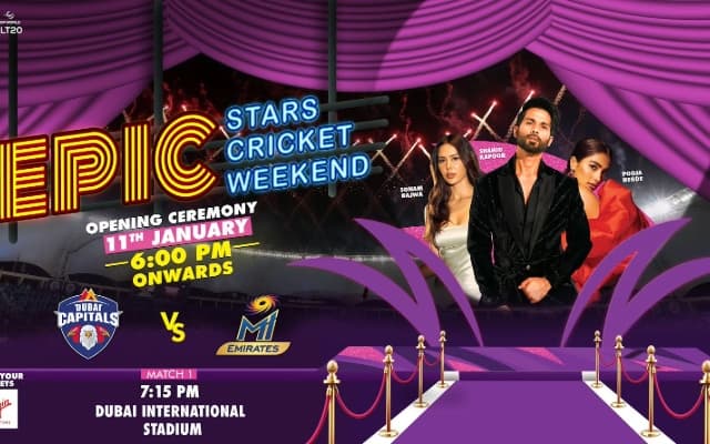 ILT20 2025: Bollywood stars Shahid Kapoor, Pooja Hegde, and Sonam Bajwa to light up opening ceremony