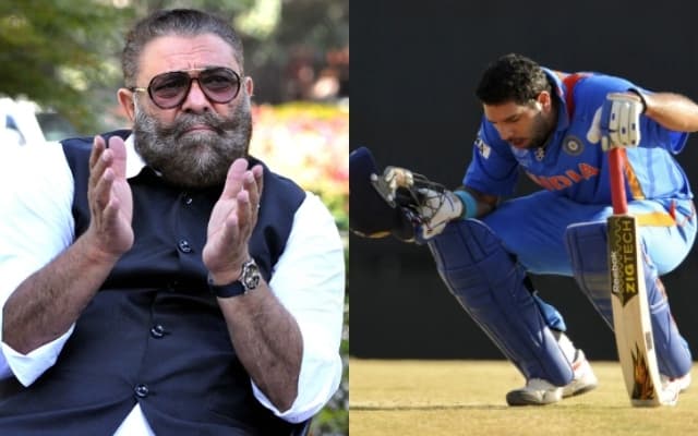 Yograj Singh and Yuvraj Singh.