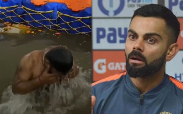 Champions Trophy 2025- Virat Kohli fan makes special '5-6 centuries' wish before holy dip in Maha Kumbh Mela 2025