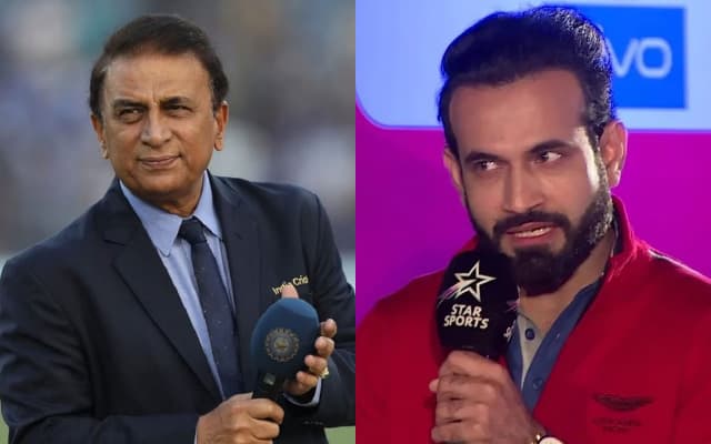 Sunil Gavaskar and Irfan Pathan