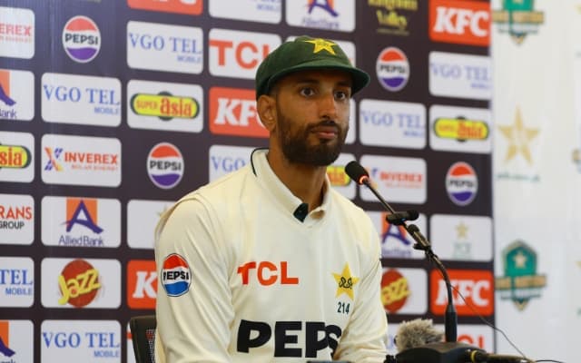 Shan Masood credits spinners post pipping West Indies in 1st Test