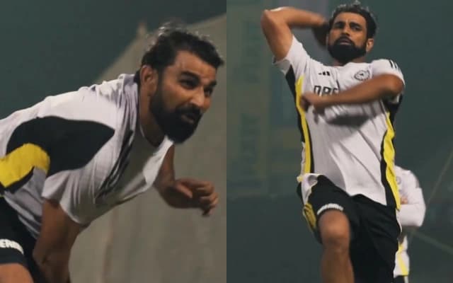 WATCH- Shami bowls with full intensity in India's training ahead of England T20Is