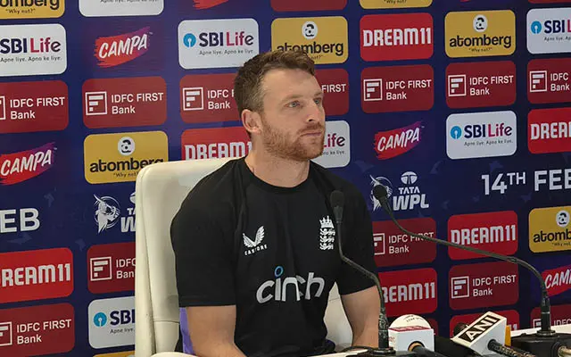 Jos Buttler Press Conference (Source: @RevSportzGlobal/Twitter)