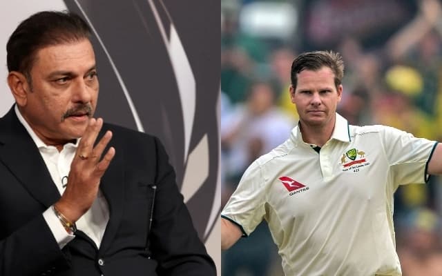 Ravi Shastri and Steve Smith