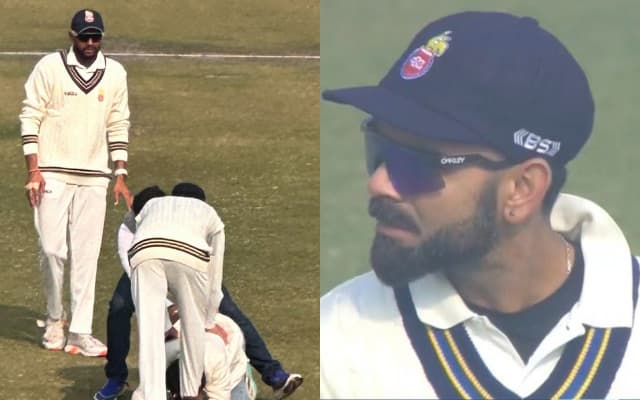 Watch: Fan breaches security to touch Virat Kohli's feet in Ranji Trophy 2024-25