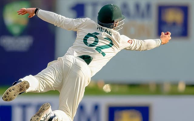 Watch: Travis Head takes stunning one-handed catch in Galle