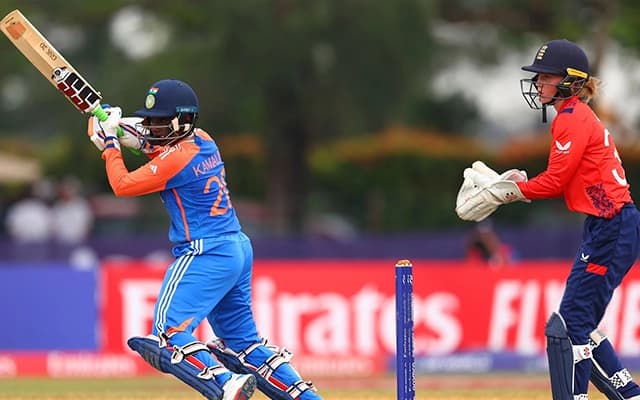 India reach second consecutive final after convincing nine-wicket win against England