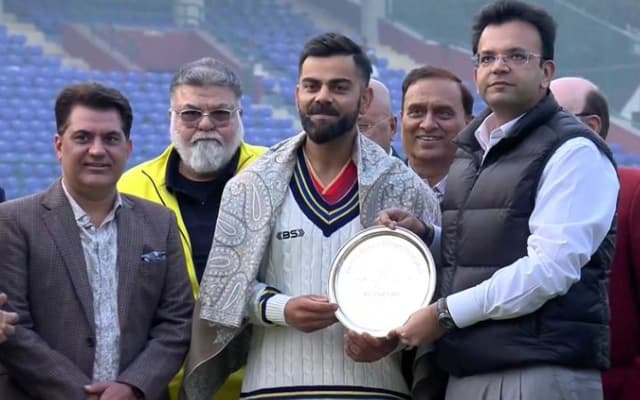 Ranji Trophy 2024-25: Virat Kohli gets felicitated by DDCA for playing 100 Test matches