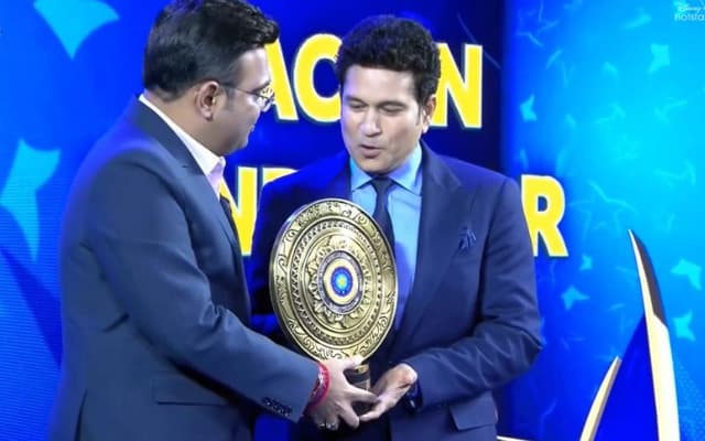 Sachin Tendulkar and Jay Shah