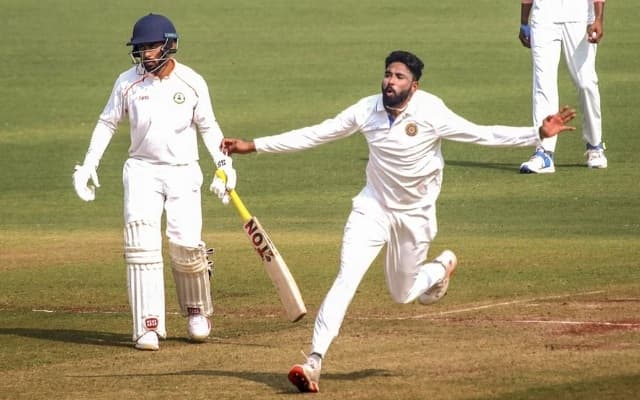 How did Mohammed Siraj do on his return to Ranji Trophy?