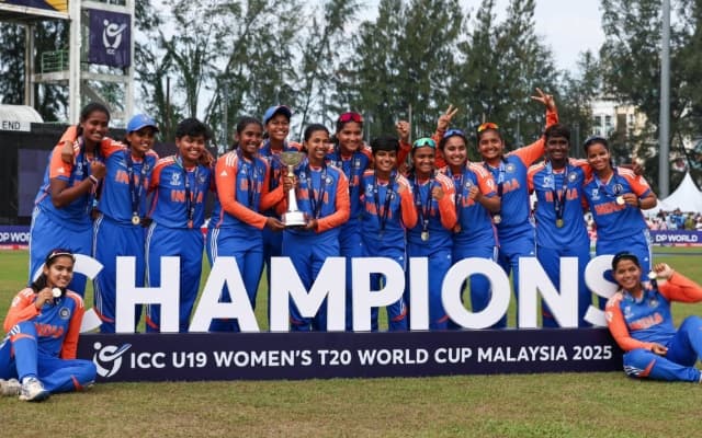 BCCI announces cash reward of INR 5 crore for Indian team after Under-19 Women's T20 World Cup triumph