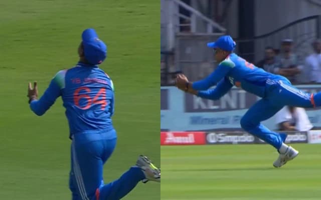 WATCH: Yashasvi Jaiswal pulls off stunning running behind catch to send Ben Duckett packing