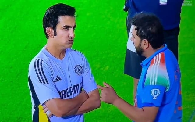 Watch: Rohit Sharma, Gautam Gambhir have serious discussion after first ODI win