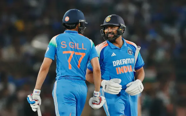 Shubman Gill and Rohit Sharma.