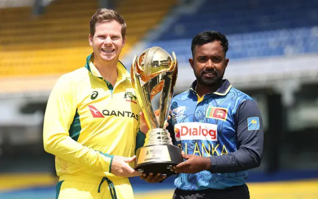 Steve Smith and Charith Asalanka