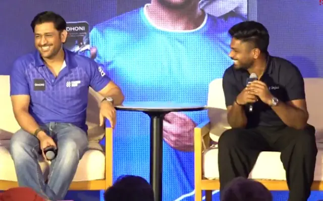 MS Dhoni and Sanju Samson