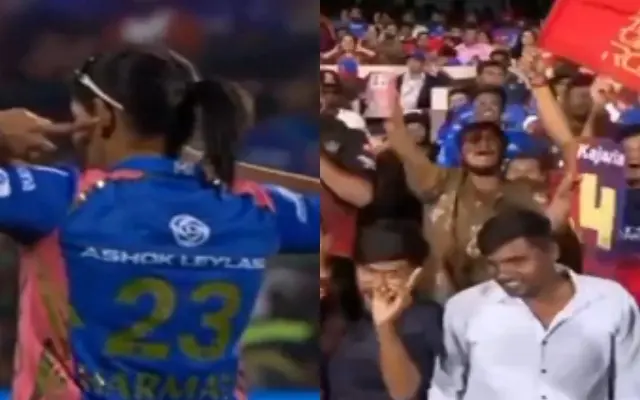 Watch: Harmanpreet Kaur reacts to roaring crowd at Chinnaswamy, covers ears during RCB vs MI WPL 2025 clash