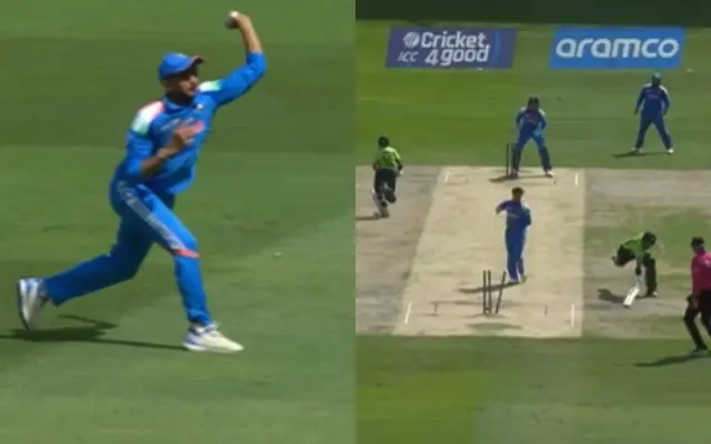 WATCH- Imam dismissed by Axar Patel's sensational bullseye; Video goes viral