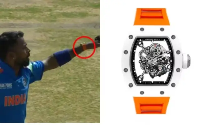 Champions Trophy 2025: IND vs PAK, Match 5 – Hardik Pandya spotted wearing a ₹7 crore Richard Mille watch during the clash