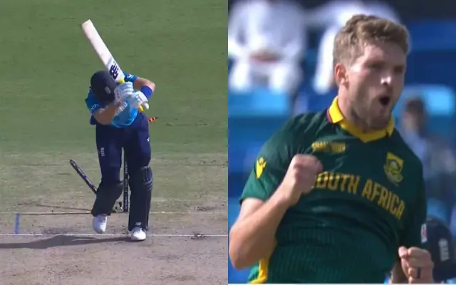 Video of the Day - Champions Trophy 2025: Joe Root misjudges Wiaan Mulder's straight ball to have stumps rattled