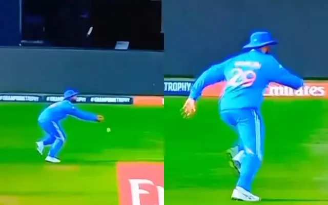 Video of the Day- Varun Chakravarthy's fielding blunder stuns teammates in IND vs NZ Champions Trophy 2025 clash