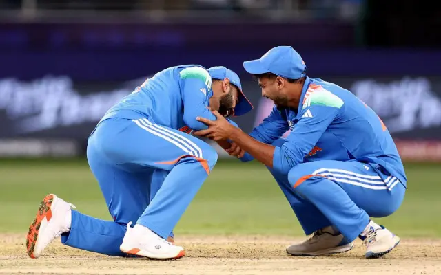 WATCH - Virat Kohli touches Axar Patel's feet for magical delivery to get Kane Williamson's wicket, video goes viral