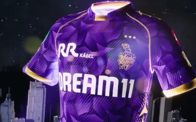 WATCH- KKR unveil new three-star jersey with golden champions badge for IPL 2025