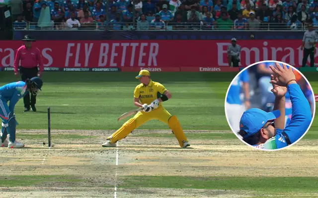 WATCH- Ball flicks stumps but bails don’t fall, Steve Smith survives in Champions Trophy 2025 semifinal