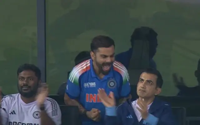 Watch: Virat Kohli’s euphoric celebration after Hardik Pandya’s monstrous sixes