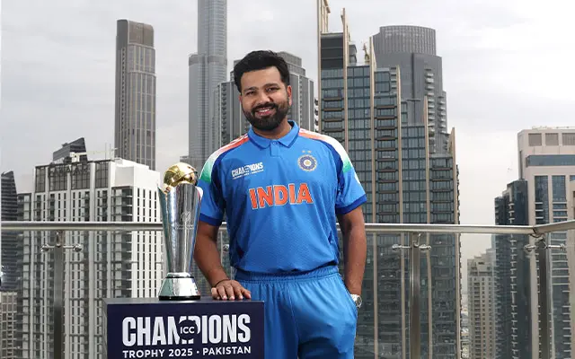 Rohit Sharma Trophy shoot