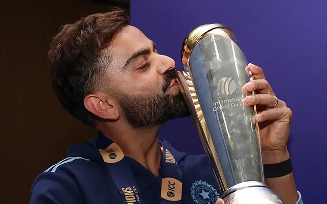 Virat Kohli after winning the Champions Trophy 2025