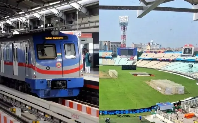 Kolkata Metro and Eden Grdens