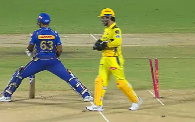 IPL 2025: MS Dhoni in on the action, effects stumping to dismiss Suryakumar Yadav