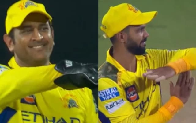 WATCH: MS Dhoni phenomenal review leads to Mitchell Santner's dismissal in CSK vs MI match