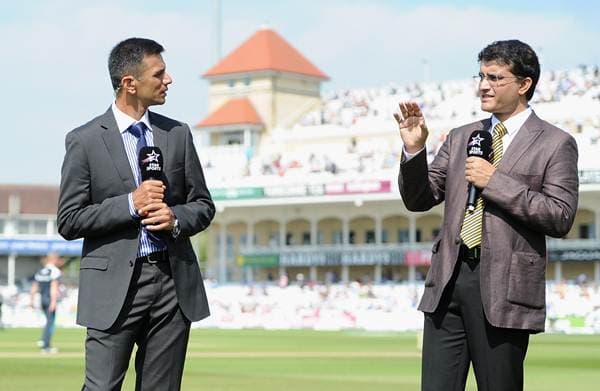 Rahul Dravid and Sourav Ganguly