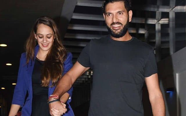 Yuvraj Singh and Hazel Keech