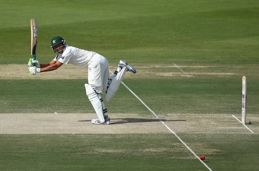 Younis Khan plays a flick shot