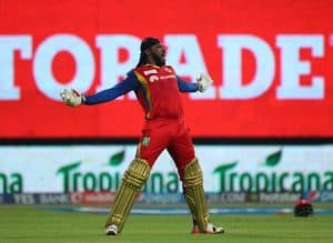 Chris Gayle became the fourth player to completed 3000 runs in IPL so far. (Photo Source: BCCI)