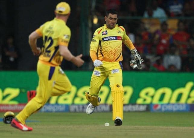 MS Dhoni in IPL8